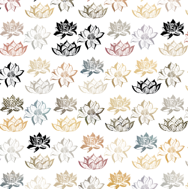 Lotus Flower Digital Print for Cleopatra Collection 